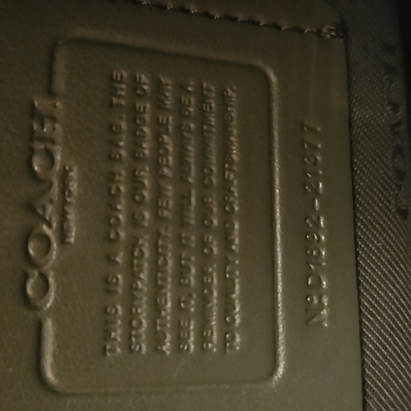 Coach Grey Leather Crossbody Bag - Picture 6 of 9